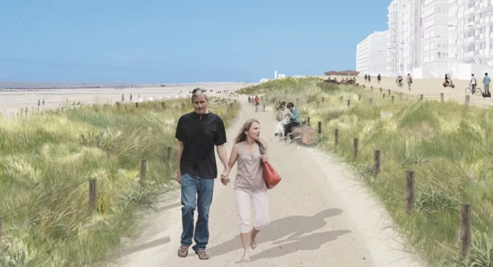 impressie westende blauwe cluster